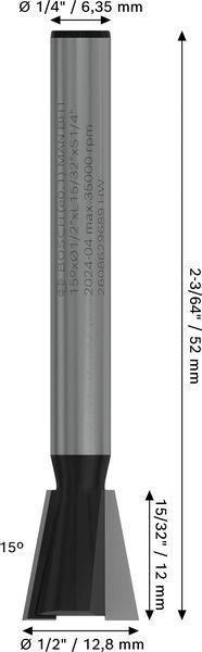 8004969114 - Detailbild4_Zinkenfräser PRO D.12,8mm Arbeits-L.12mm 15Grad Schaft 6,35mm BOSCH