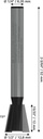 8004969114 - Detailbild4_Zinkenfräser PRO D.12,8mm Arbeits-L.12mm 15Grad Schaft 6,35mm BOSCH