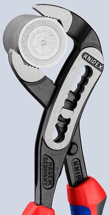 4000794289 - Detailbild2_Wasserpumpenzange Alligator® L.180mm Spann-W.36mm pol.Comfort-Griff KNIPEX