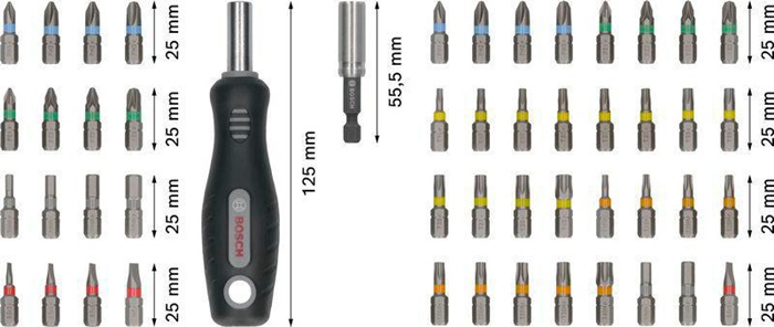 8004969241 - Detailbild4_Schrauberbit-Set-Display 6x50tlg. BOSCH