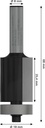 8004969250 - Detailbild5_Bündigfräser PRO D.19mm Arbeits-L.25,4mm Schaft 8mm BOSCH
