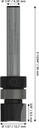 8004969253 - Detailbild4_Bündigfräser PRO D.12,7mm Arbeits-L.9,5mm Schaft 6,35mm BOSCH