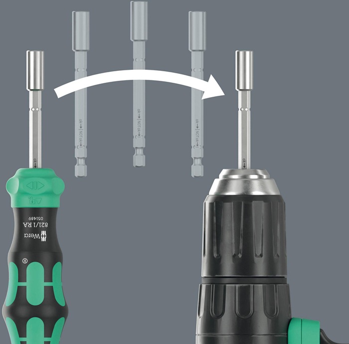 8004994745 - Detailbild_Magazinbithalter Kraftform Kompakt 28 RA 1 6-tlg.WERA