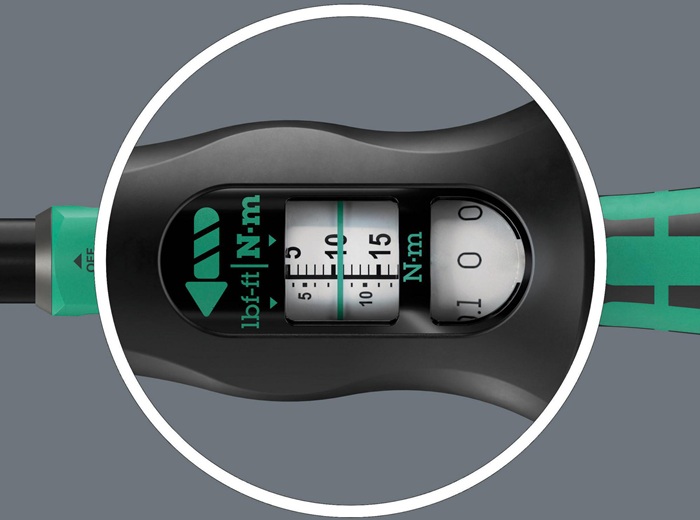 8004994748 - Detailbild2_Drehmomentschlüssel Click-Torque Lock A 6 1/4 Zoll 2,5-25 Nm WERA