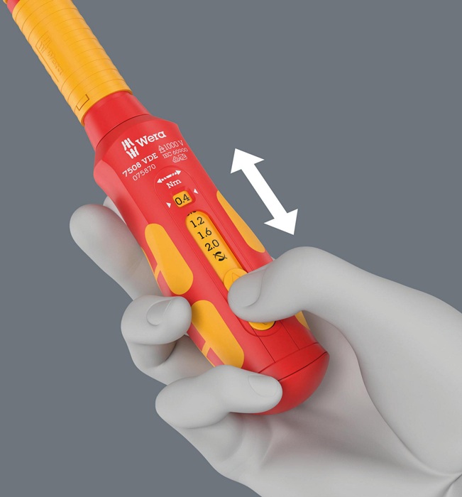 8004994758 - Detailbild_Drehmomentschraubendreher 7508 VDE Kraftform Safe-Torque Speed 9mm WERA