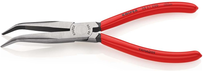 4000794569 - Detailbild_Mechanikerzange L.200mm Form 2 40Grad gew.Ku.-Überzug KNIPEX