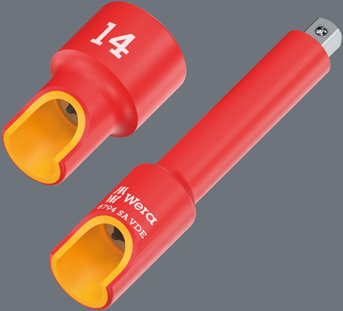 8004994833 - Detailbild_Steckschlüsseleinsatz 8790 A VDE 1/4 Zoll SW 6mm L.41mm WERA