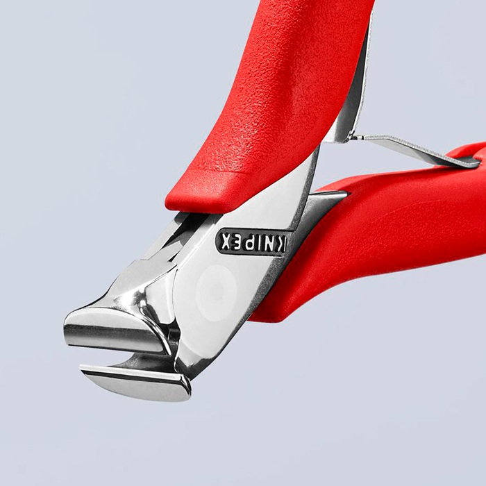 4000794587 - Detailbild_Elektronikvornschn.L.115mm Form 1 Facette nein spiegelpol.Ku.-Überzug KNIPEX