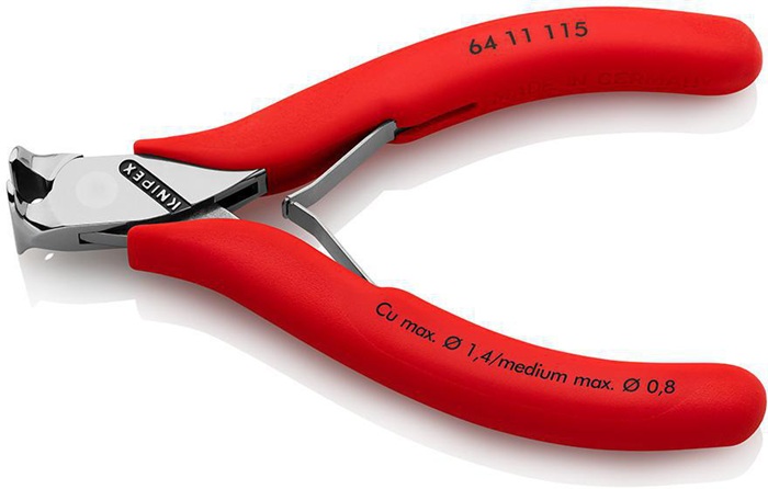 4000794587 - Detailbild3_Elektronikvornschn.L.115mm Form 1 Facette nein spiegelpol.Ku.-Überzug KNIPEX