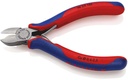 4000794626 - Detailbild_Seitenschneider L.125mm Form 2 Facette nein Kopf pol.Mehrkomp.-Hüllen KNIPEX