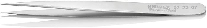 4000794704 - Detailbild_Präzisionspinzette L.115mm ger.rostfrei,antimagnetisch,säuref.KNIPEX