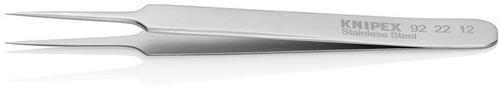 4000794705 - Detailbild_Präzisionspinzette L.105mm ger.rostfrei,antimagn.KNIPEX
