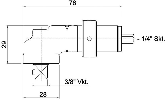 8005072076 - Detailbild_Winkelkopf Aufn.3/8 Zoll 4kt f.ANGLE EXACT 12V BOSCH