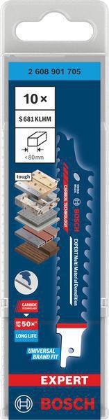 8005072194 - Detailbild_Säbelsägeblatt EXPERT Multi Material Demolition S681KLHM L.150mm B.25mm CT 10 St