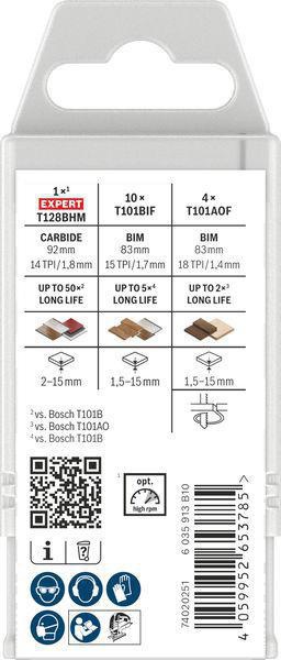 8005072195 - Detailbild5_Stichsägeblatt-Set PRO Laminate 15tlg. BOSCH