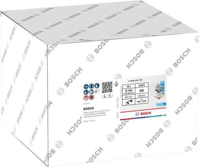 8005072306 - Detailbild5_Fächerschleifscheibe X451 Abm.150x22,23mm K60 Z29 15 St BOSCH