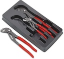 4000795120 - Detailbild_Zangensatz Cobra®-Paket Inh.3tlg.grau atram.Kunststofftiefziehteil KNIPEX