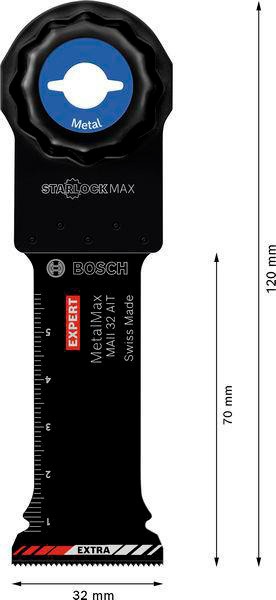 8005176902 - Detailbild5_Tauchsägeblatt EXPERT MAII 32 AIT MetalMax Abm.32x70mm Carbide BOSCH