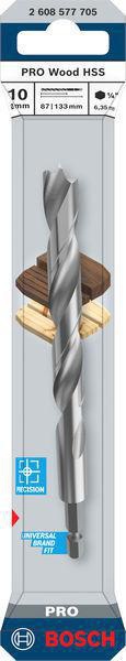 8005177027 - Detailbild3_Holzspiralbohrer PRO Wood Arbeits-L.87mm D.10mm L.133mm HSS BOSCH