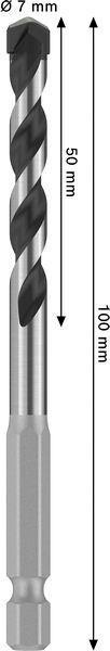 8005177060 - Detailbild4_Bohrer PRO HEX-5 Arbeits-L.50mm D.7mm L.100mm BOSCH