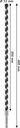 8005177073 - Detailbild3_Bohrer PRO HEX-5 Arbeits-L.350mm D.12mm L.400mm BOSCH