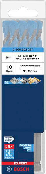 8005177092 - Detailbild_Steinbohrer EXPERT HEX-9 Multi Construction Arbeits-L.90mm D.10mm L.150mm 8 St