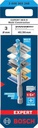 8005177101 - Detailbild_Steinbohrer EXPERT HEX-9 Multi Construction Arbeits-L.45mm D.3mm L.90mm BOSCH