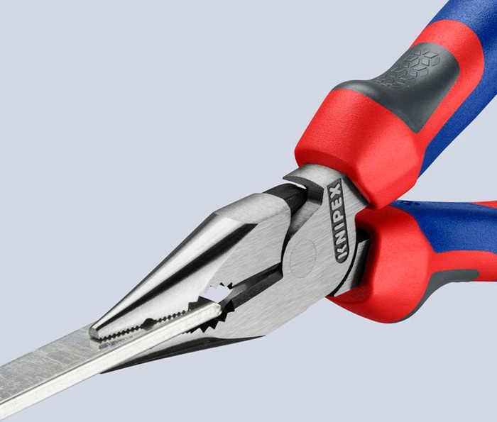 4000795355 - Detailbild_Spitzkombizange L.145mm pol.Comfort-Griff schwarz atram.KNIPEX
