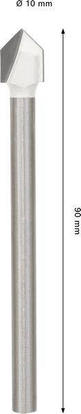 8005177129 - Detailbild_Bohrer CYL-9 Soft Ceramic D.10mm L.90mm BOSCH