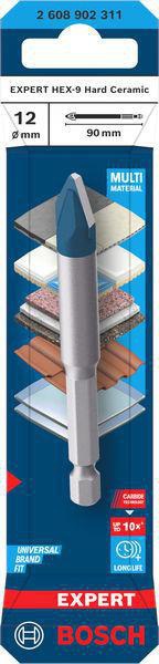 8005177142 - Detailbild5_Fliesenbohrer EXPERT HEX-9 Hard Ceramic D.12mm L.90mm BOSCH