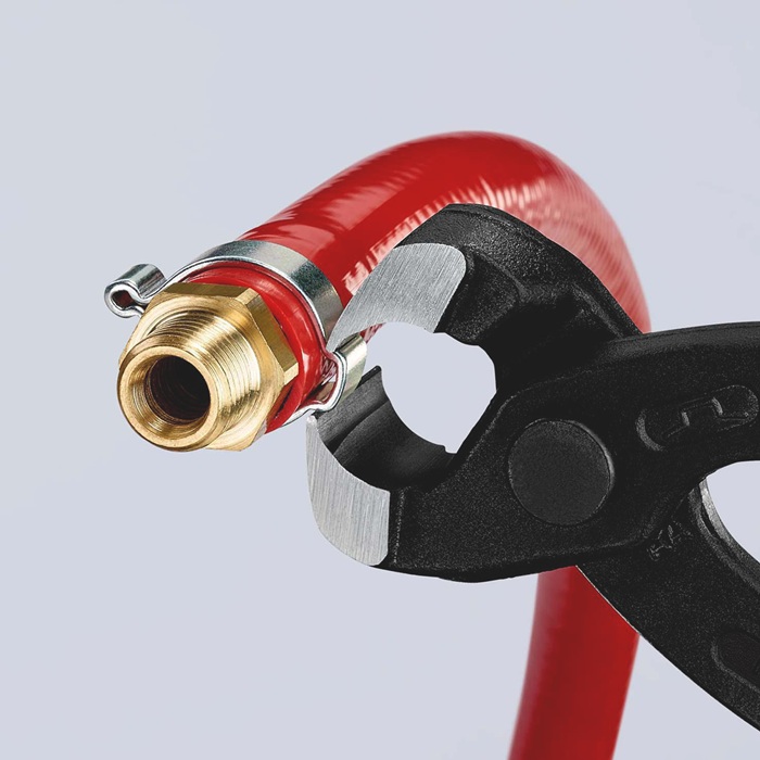4000795367 - Detailbild4_Ohrklemmenzange Gesamt-L.220mm Kopf schwarz atram.Kunststoff-Überzug KNIPEX