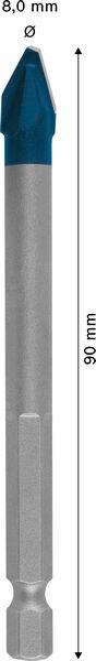 8005177149 - Detailbild5_Fliesenbohrer EXPERT HEX-9 Hard Ceramic D.8mm L.90mm BOSCH