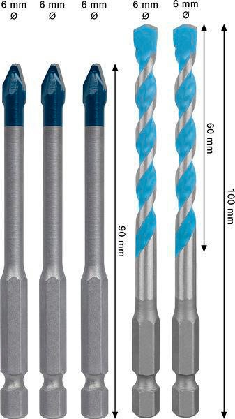 8005177159 - Detailbild3_Bohrer-Set EXPERT HEX-9 Ceramic 5tlg. D.6mm BOSCH