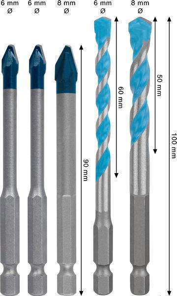 8005177160 - Detailbild4_Bohrer-Set EXPERT HEX-9 Ceramic 5tlg. D.6/8mm BOSCH