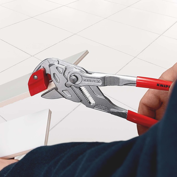 4000795431 - Detailbild3_Fliesenlochzange 250mm CV-Stahl Griff Ku.-Überzug KNIPEX