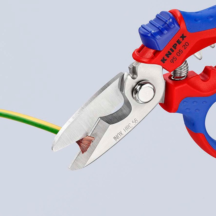 4000795457 - Detailbild5_Elektriker-/Handwerkerschere L.160mm Mehrkomp.-Hüllen KNIPEX