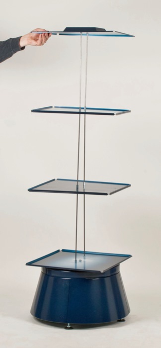 4000795691 - Detailbild_Drehturm B680xT680xH1600mm f.Stahlmagazine Ser.900 (leer) blau RAACO