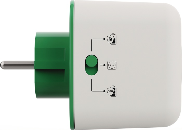 4000801054 - Detailbild_Steckdosenadapter Akku Life Guard 16 A 110-230V weiß Steckd.1 JÄGER DIREKT