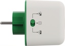 4000801054 - Detailbild_Steckdosenadapter Akku Life Guard 16 A 110-230V weiß Steckd.1 JÄGER DIREKT