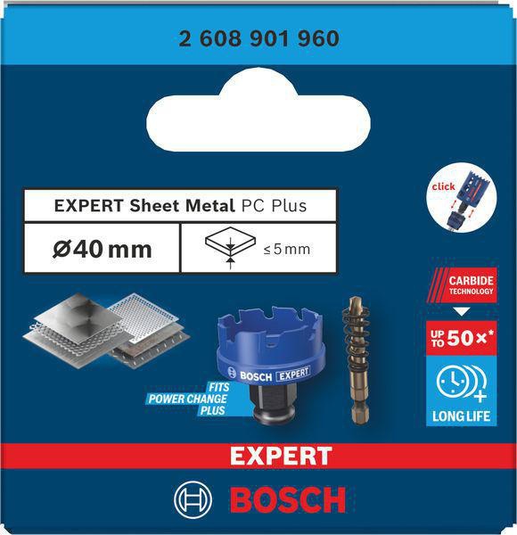 8005177358 - Detailbild5_Lochsäge EXPERT Sheet Metal Abm.40x5mm BOSCH