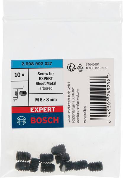 8005177500 - Detailbild_Schraube EXPERT Sheet Metal M6x5x48 mm f.Lochsägen 10 St BOSCH