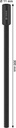 8005177504 - Detailbild4_Verlängerungsstange Abm.11x300mm f.Aufsteckhalter BOSCH