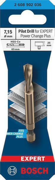 8005177529 - Detailbild3_Zentrierbohrer EXPERT Power Change Plus 7,15x20x65mm HSS-Co BOSCH