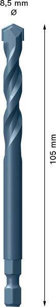 8005177533 - Detailbild_Zentrierbohrer EXPERT Power Change Plus Abm. 8,5x60x105 mm HSS-G BOSCH