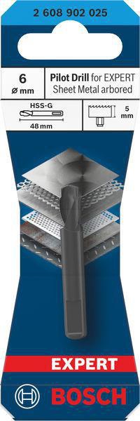 8005177534 - Detailbild2_Zentrierbohrer EXPERT Sheet Metal Abm. 6x5x48mm HSS-Co BOSCH