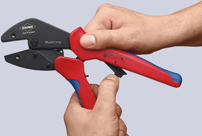4000810042 - Detailbild_Crimpzange MultiCrimp® L.250mm 3 Wechseleinsätze KNIPEX