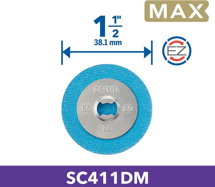 8005177571 - Detailbild_Schleifscheiben DREMEL® MAX EZ Speedclic D.38mm Edelstahl BOSCH