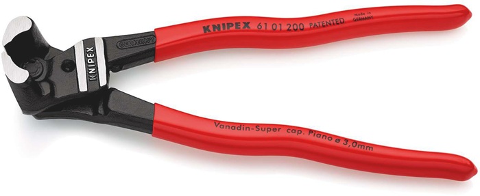 4000810077 - Detailbild2_Bolzenvornschneider Gesamt-L.200mm Kopf pol.Ku.-Überzug KNIPEX
