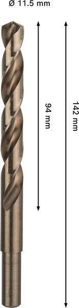 8005177618 - Detailbild2_Spiralbohrer PRO Stainless Steel Arbeits-L.94mm D.11,5mm L.142mm HSS-Co BOSCH