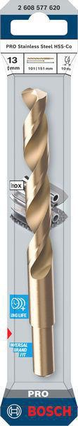 8005177621 - Detailbild_Spiralbohrer PRO Stainless Steel Arbeits-L.101mm D.13mm L.152mm HSS-Co BOSCH